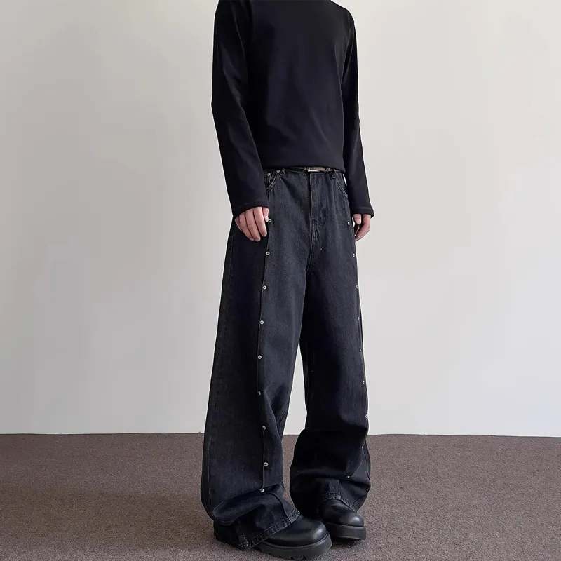 Pirkadat Jeans Unisex Black-3