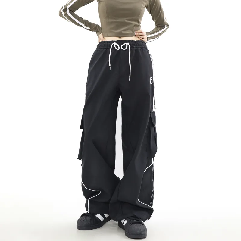 Pirkadat Casual Pants Unisex Black-3