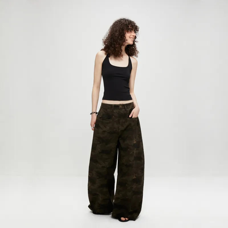 Pirkadat Casual Pants Unisex Camouflage-4