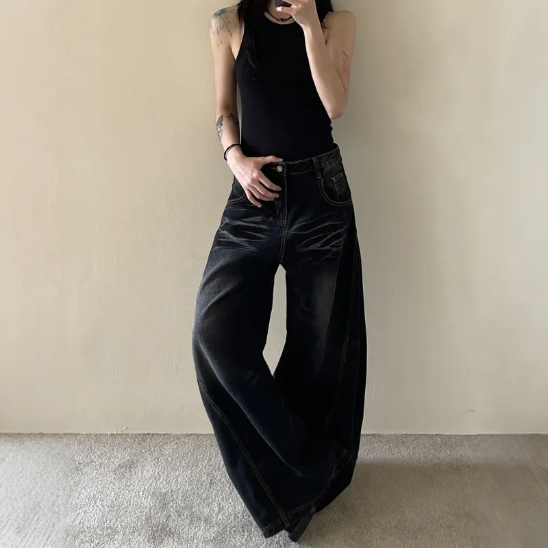 Pirkadat Jeans Unisex Black-2
