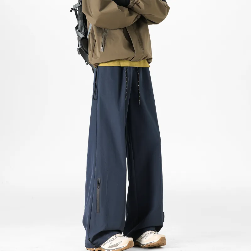 PAINT STAIN Casual Pants Unisex Classic Black-26