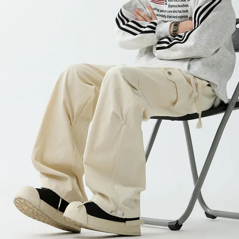 Pirkadat Casual Pants Unisex Black-12