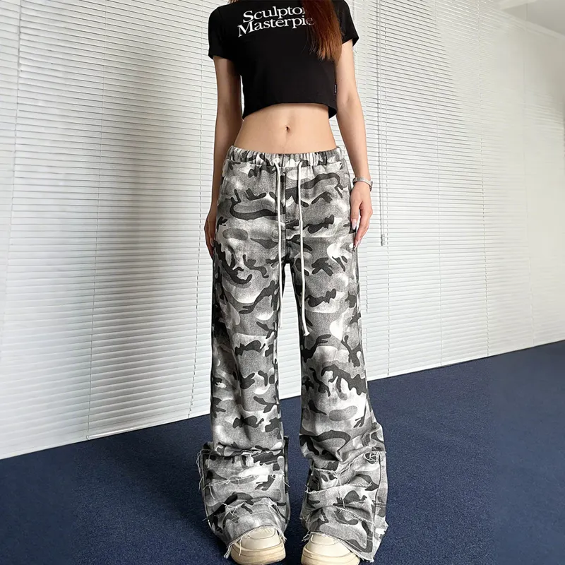 Pirkadat Casual Pants Unisex Gray-1