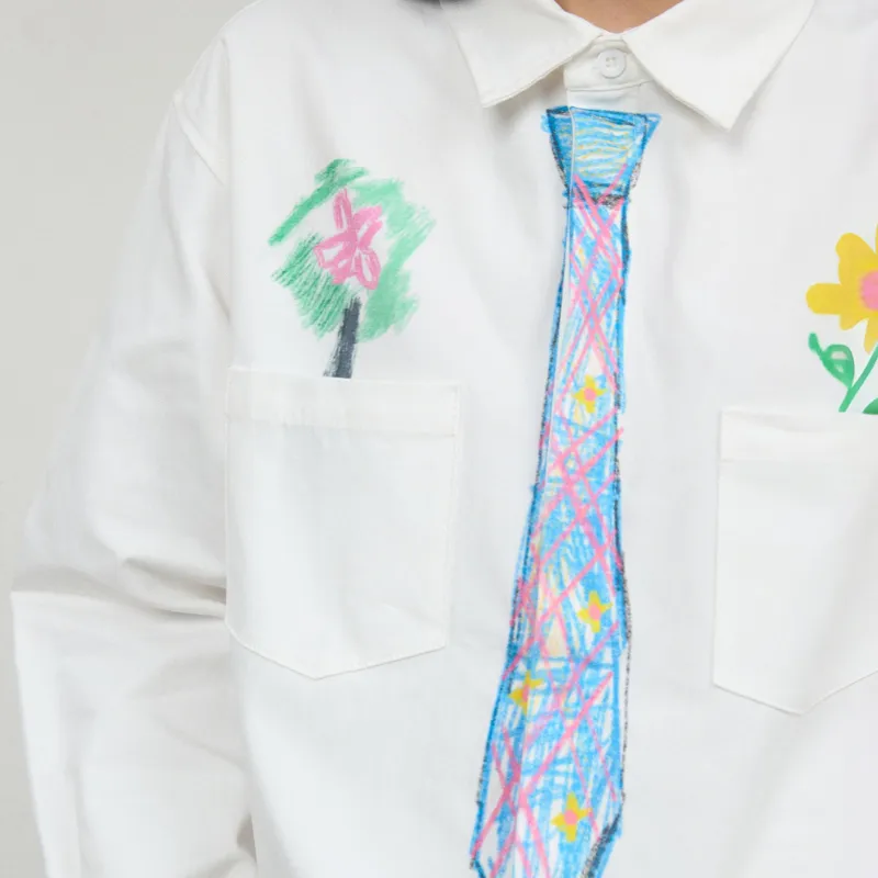 Pirkadat Shirts Unisex White-4