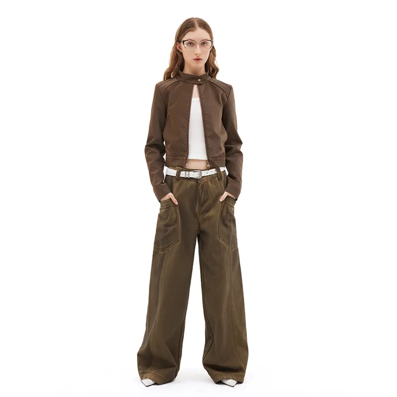 WELTER EXPERIMENT Jeans Unisex Brown-12
