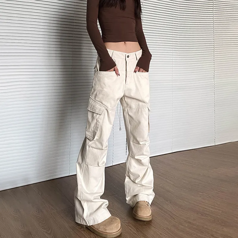 Pirkadat Jeans Unisex Apricot White-1