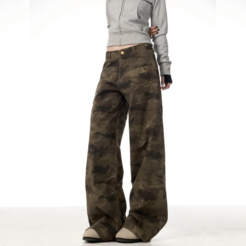 Pirkadat Casual Pants Unisex Camouflage-1
