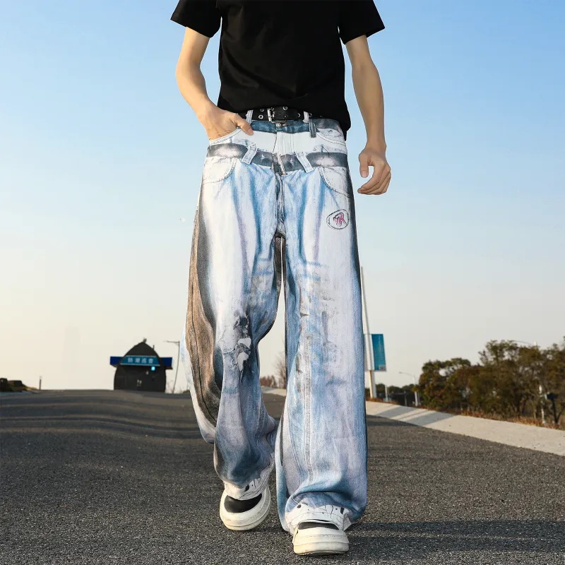 Pirkadat Jeans Unisex Blue-3
