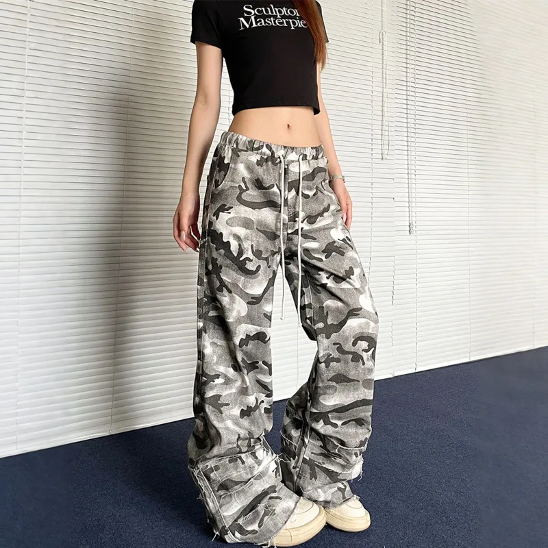 Pirkadat Casual Pants Unisex Camouflage-1
