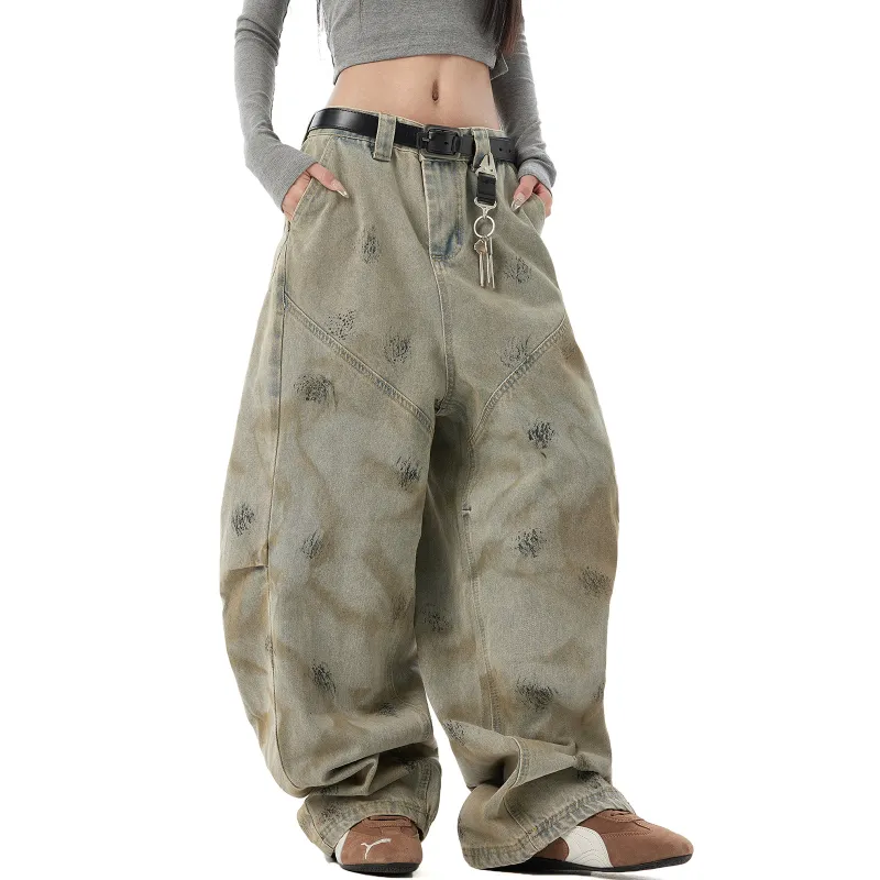 Pirkadat Jeans Unisex Yellow Mud-3