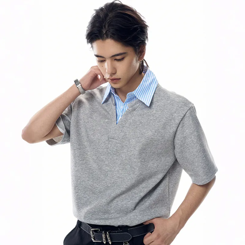 Pirkadat Polo Shirts Unisex Gray-1
