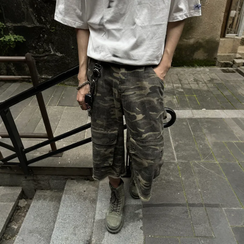 Pirkadat Casual Shorts Unisex Camouflage-1