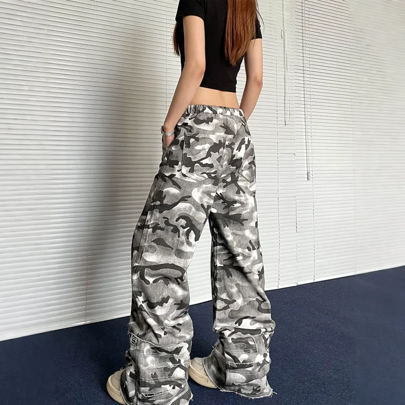 Pirkadat Casual Pants Unisex Gray-2