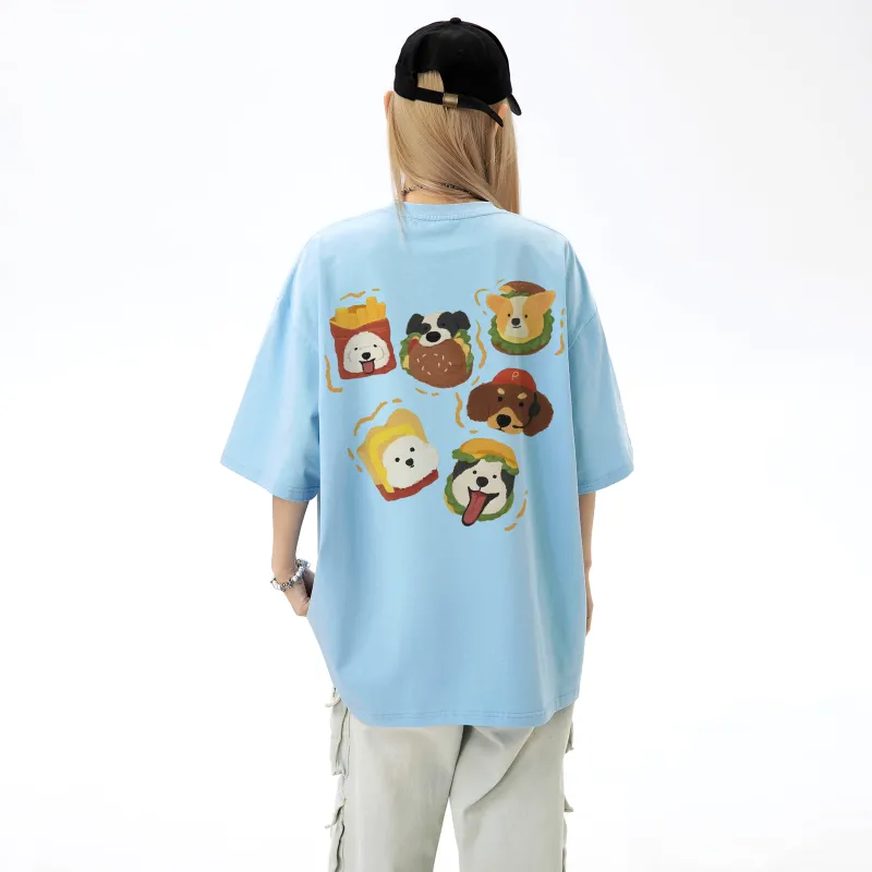 Pirkadat Short Sleeved T Shirts For Summer Unisex-17
