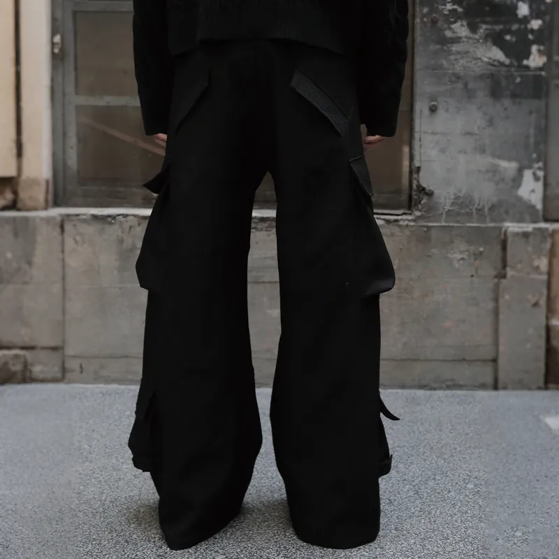 Pirkadat Cargo Pants Unisex Black-2