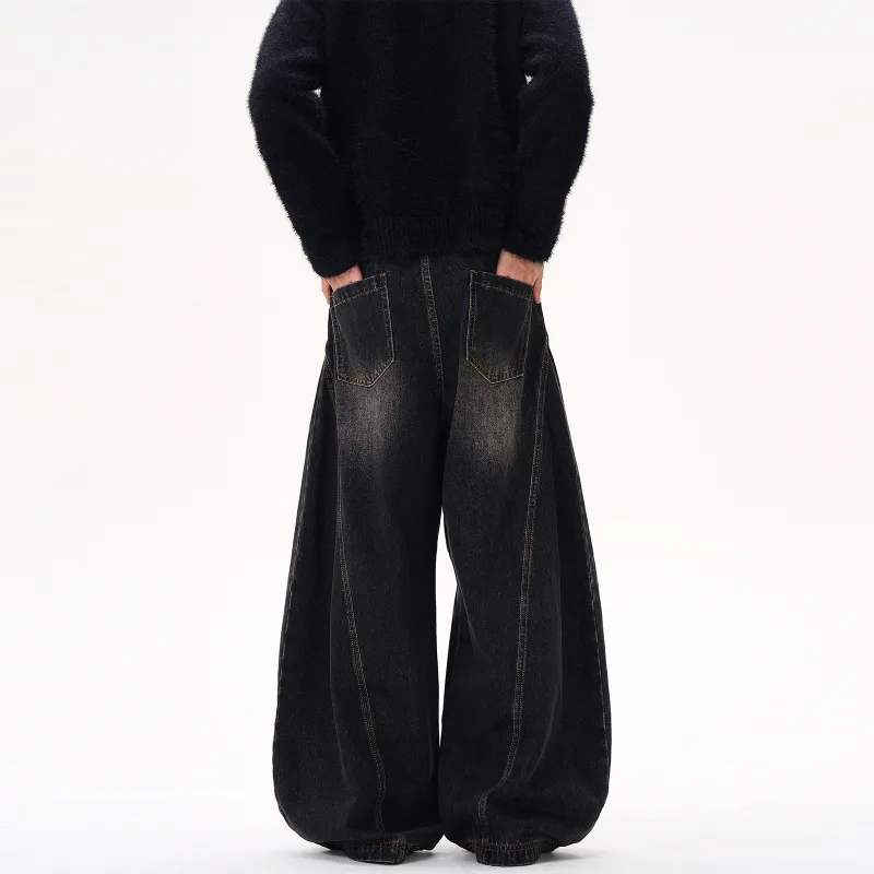 Pirkadat Jeans Unisex Black-3