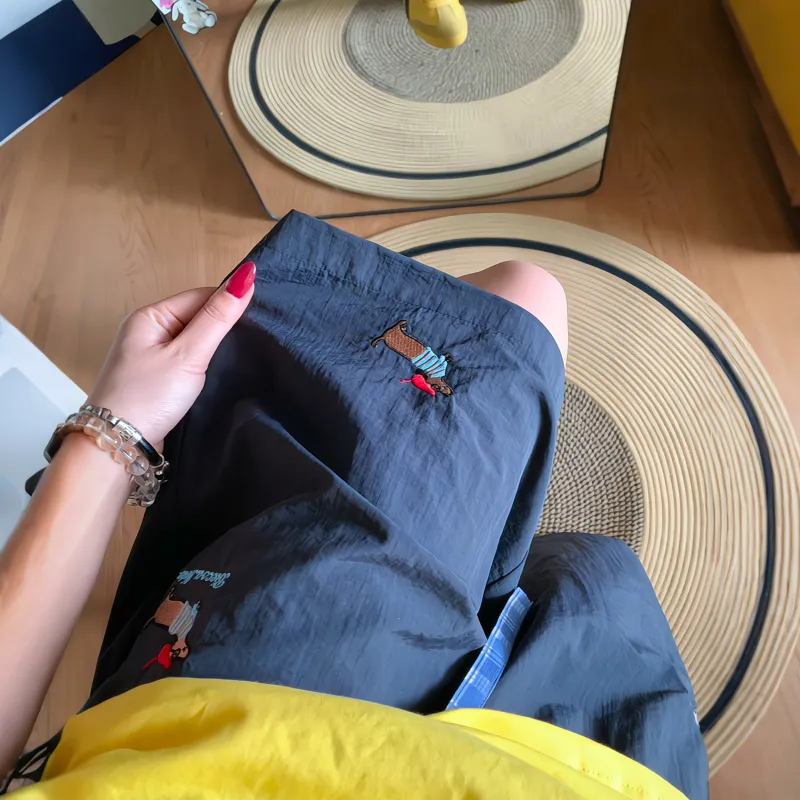 Pirkadat Casual Shorts Unisex Navy Blue-6