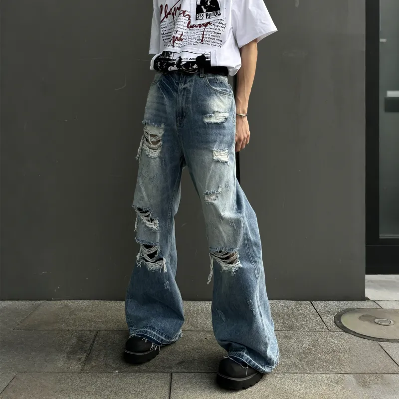 PANDA ADEVIL Jeans Unisex Vintage-1