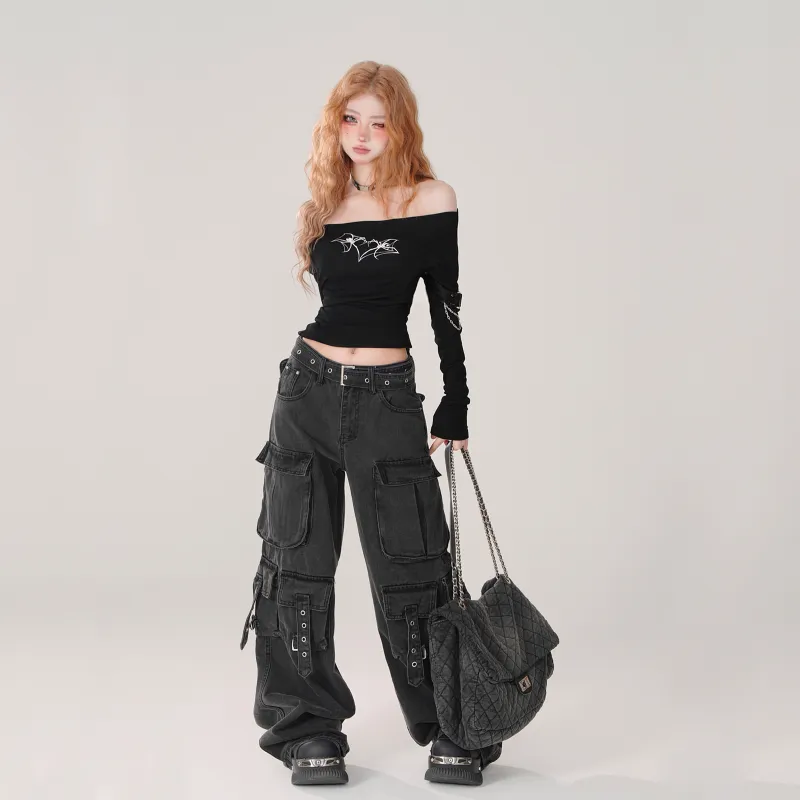 Pirkadat Cargo Pants Unisex Black-3