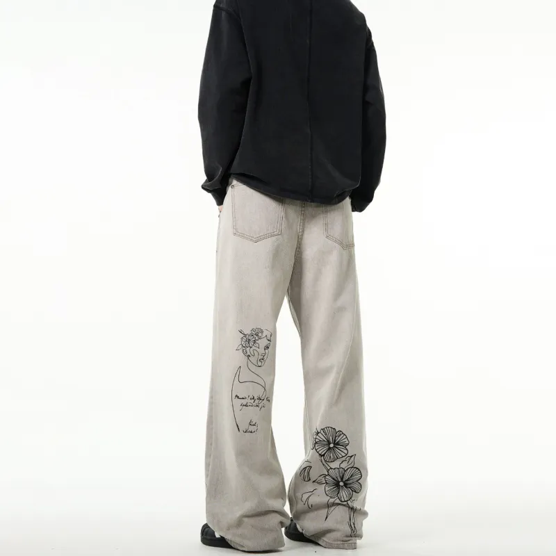 Pirkadat Jeans Unisex Gray-1