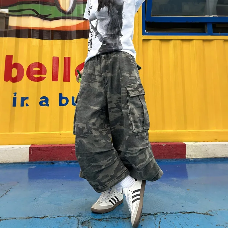 Pirkadat Denim Shorts Unisex Camouflage-2