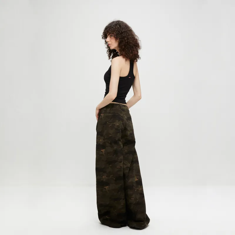 Pirkadat Casual Pants Unisex Camouflage-1