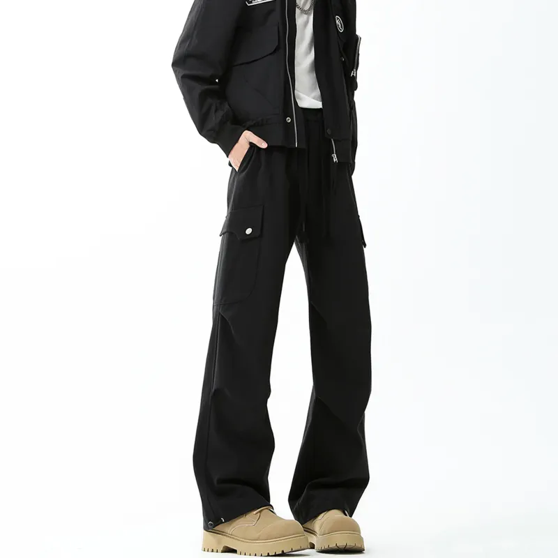 Pirkadat Casual Pants Unisex Black-2