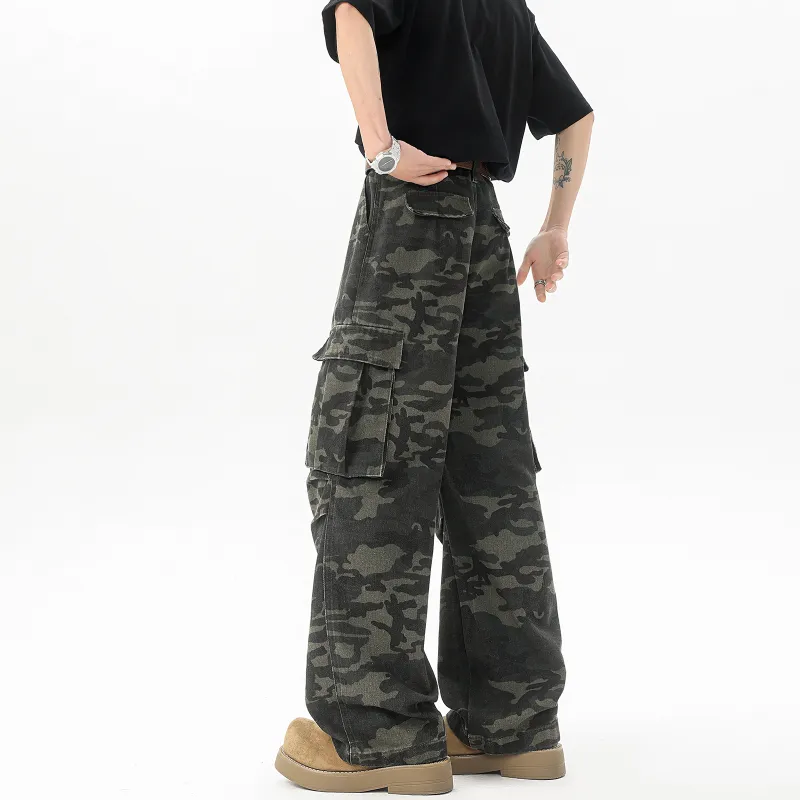 Pirkadat Jeans Unisex Camouflage-5