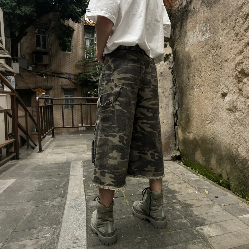 Pirkadat Casual Shorts Unisex Camouflage-4