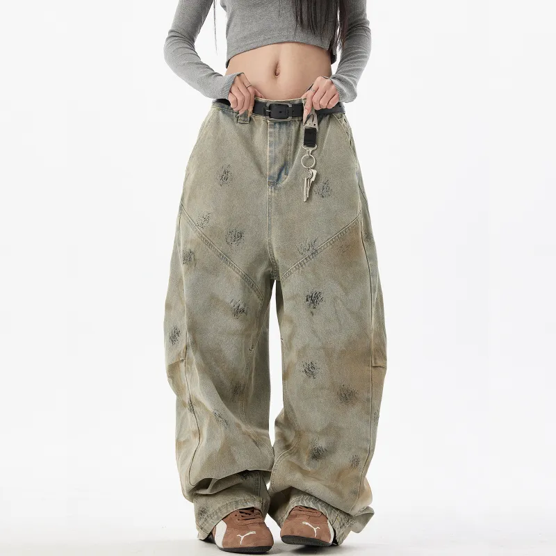 Pirkadat Jeans Unisex Yellow Mud-2