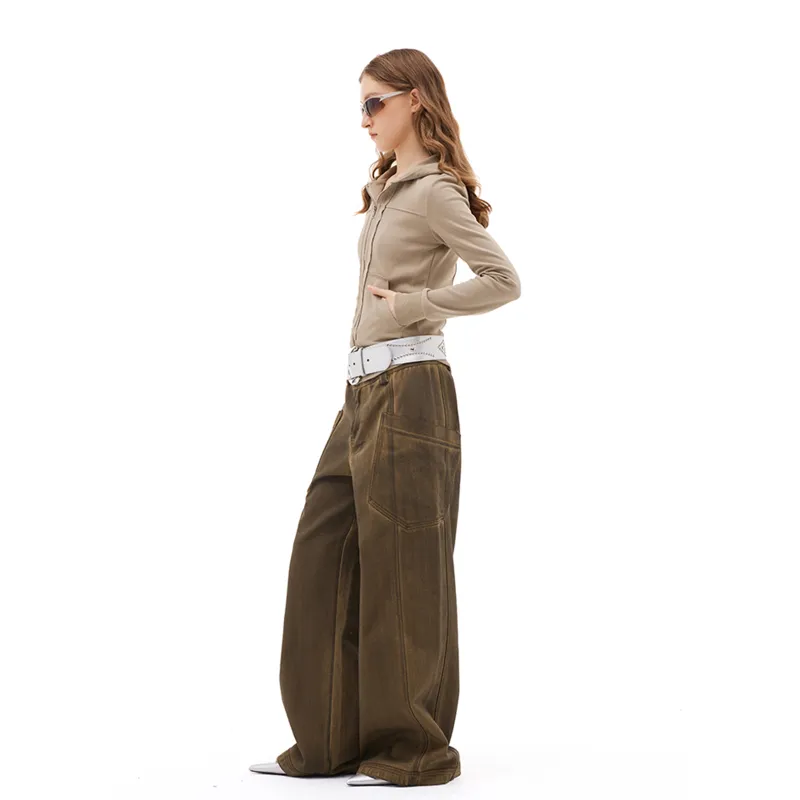 WELTER EXPERIMENT Jeans Unisex Brown-10