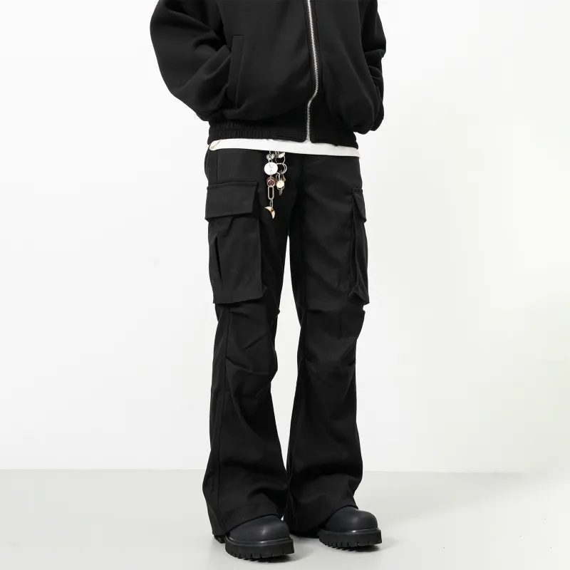 Pirkadat Cargo Pants Unisex Black-1