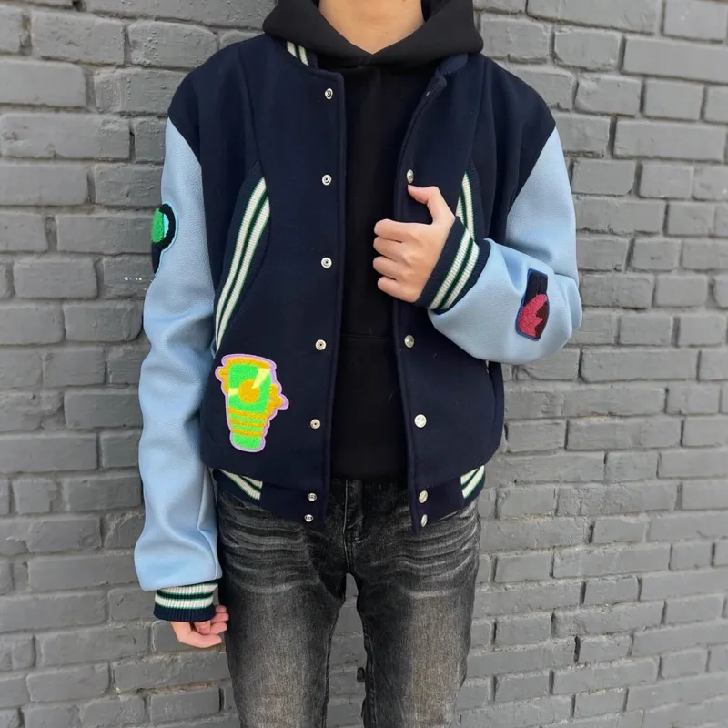 TESTUNG Classic Baseball Jacket Unisex-4