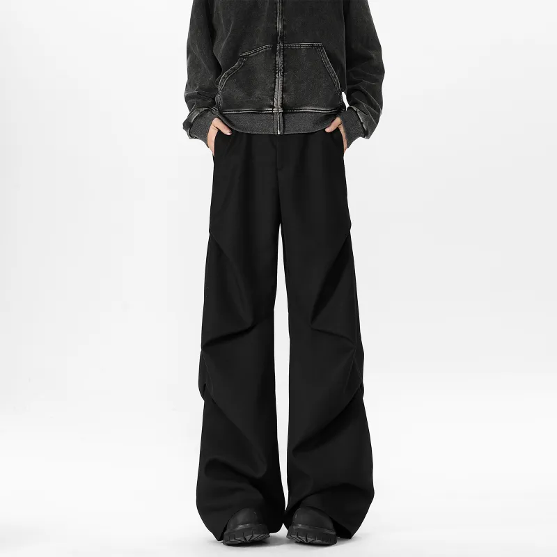 Pirkadat Casual Pants Unisex Black-4