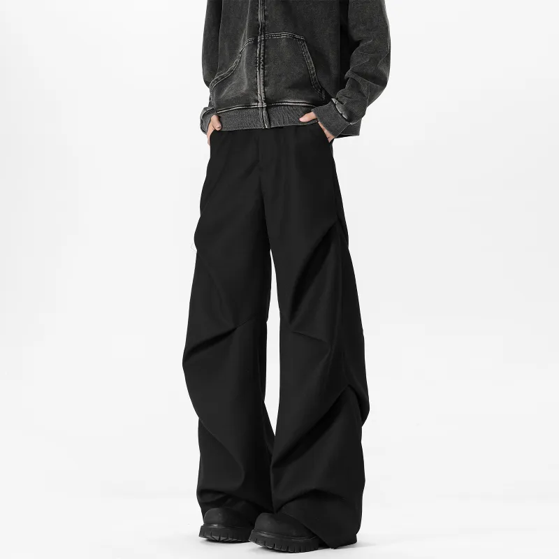 Pirkadat Casual Pants Unisex Black-3
