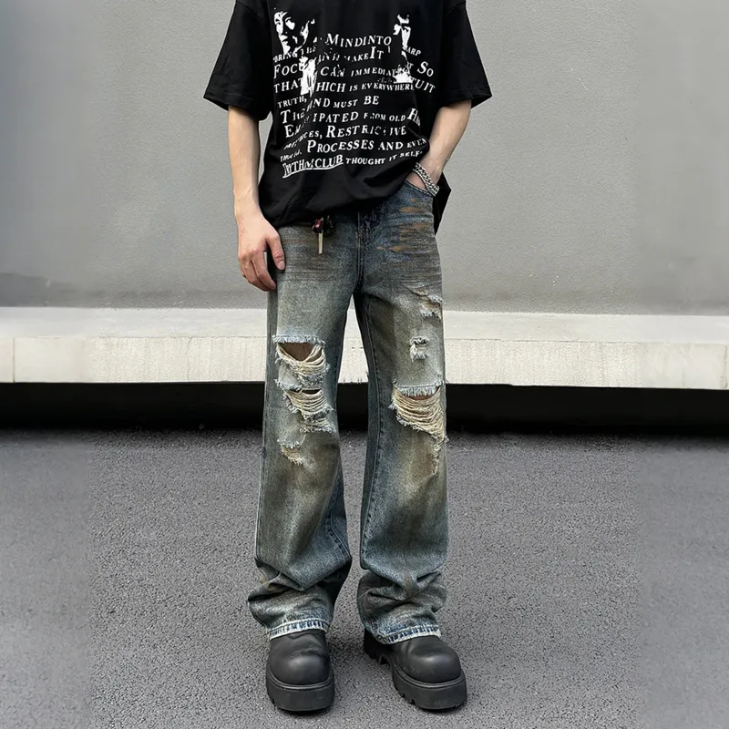 Pirkadat Jeans Unisex Vintage Blue-1