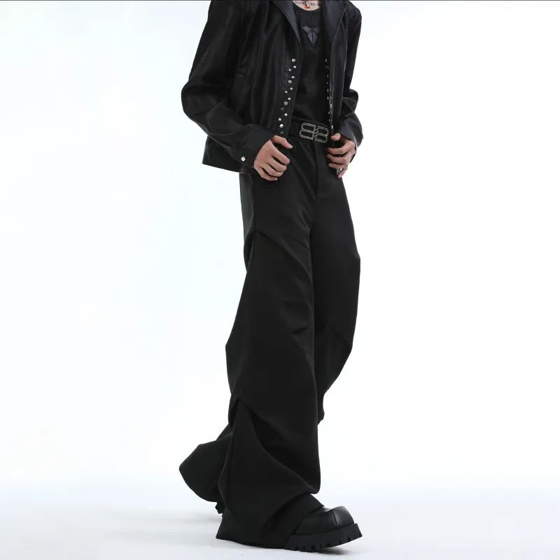 Pirkadat Casual Pants Unisex Black-1