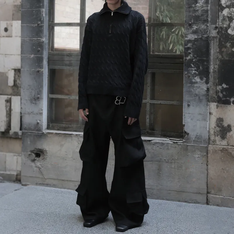 Pirkadat Cargo Pants Unisex Black-5