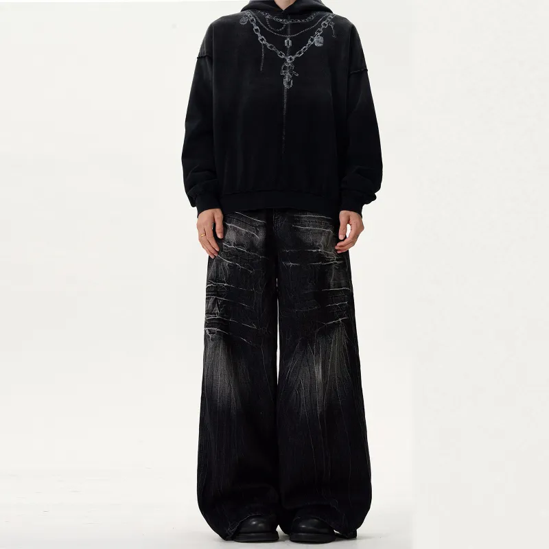 Pirkadat Jeans Unisex Black-3