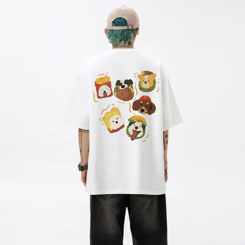 Pirkadat Short Sleeved T Shirts For Summer Unisex-5