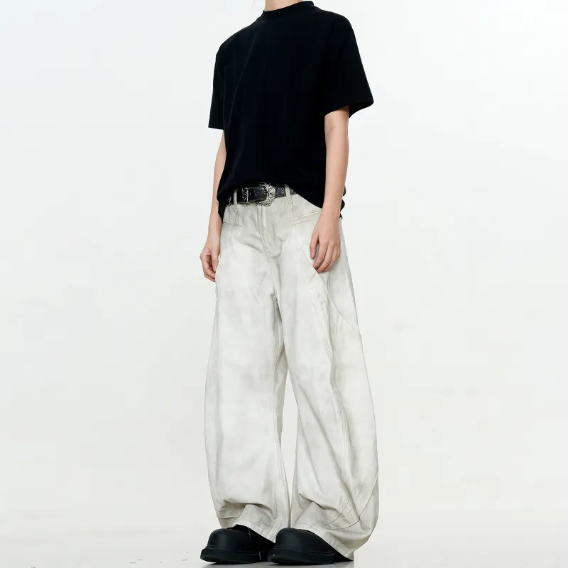 Pirkadat Jeans Unisex White-3