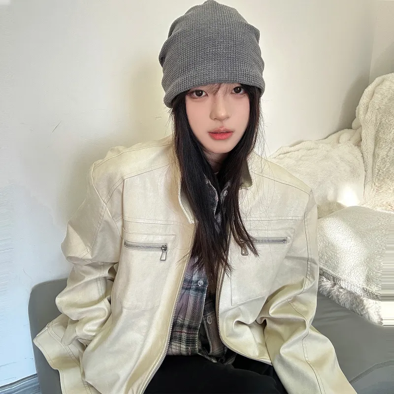 Pirkadat Jackets Coats Unisex Apricot-2