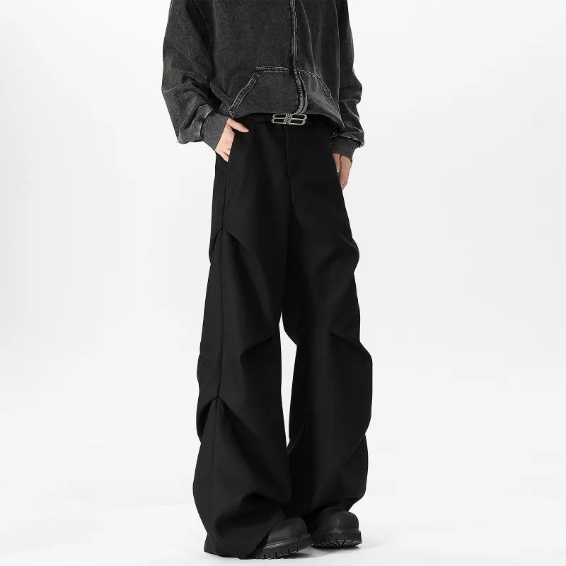 Pirkadat Casual Pants Unisex Black-5