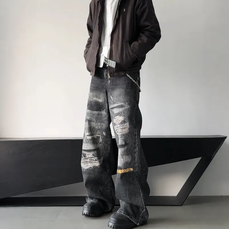 Pirkadat Jeans Unisex Black-2