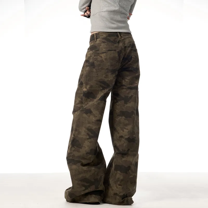 Pirkadat Casual Pants Unisex Camouflage-2
