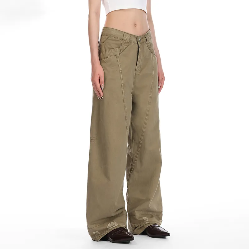 Pirkadat Jeans Unisex Khaki-3