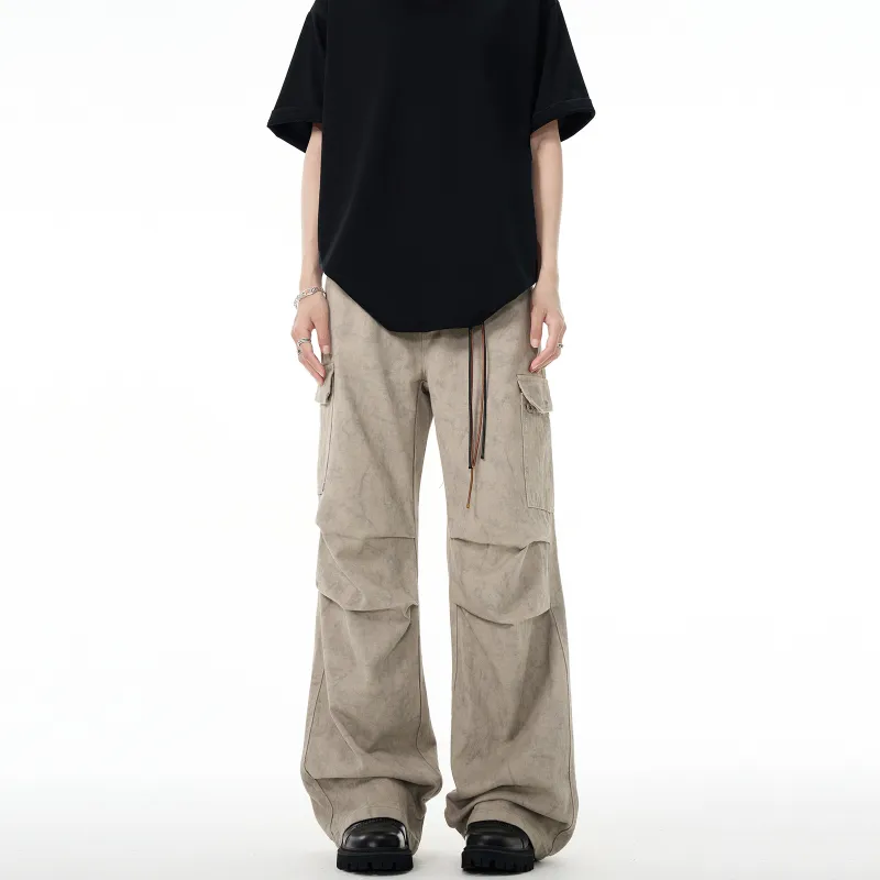 Pirkadat Cargo Pants Unisex Apricot-2