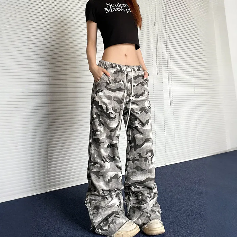 Pirkadat Casual Pants Unisex Camouflage-2