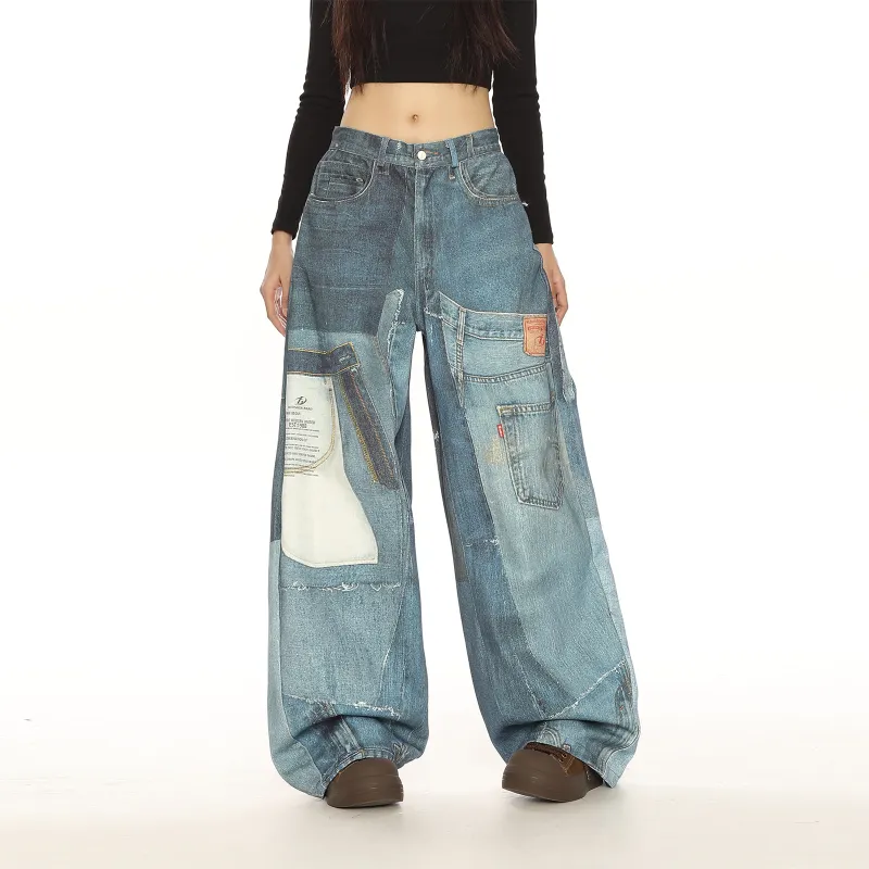 Pirkadat Jeans Unisex Blue-3