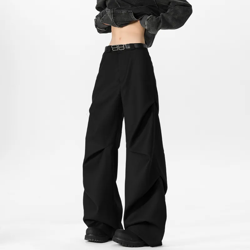 Pirkadat Casual Pants Unisex Black-2